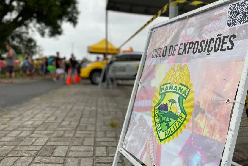  Outras atrações bastante procuradas foram a exposição dos materiais do Batalhão de Polícia de Choque 