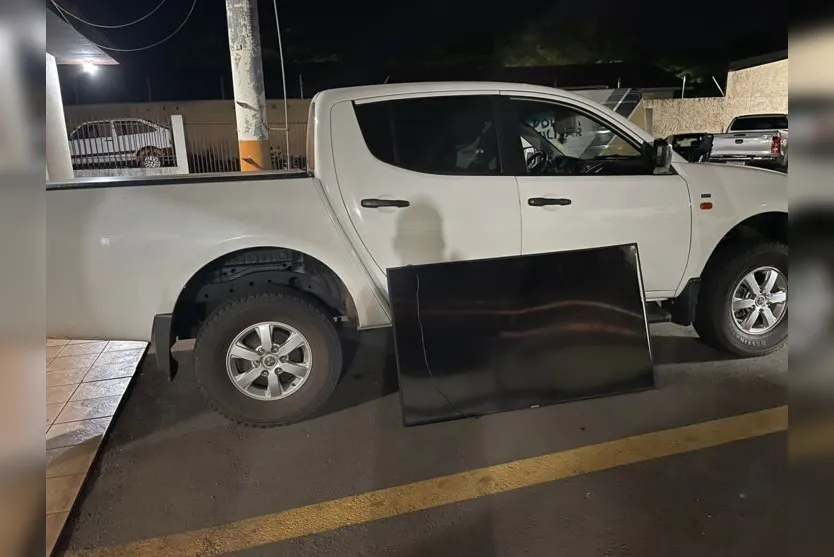 PM prende ladrão e recupera caminhonete furtada em Borrazópolis