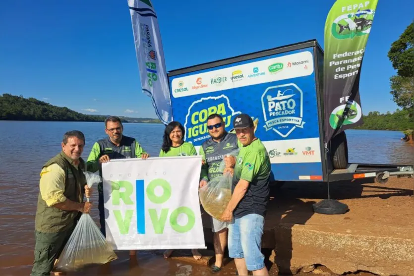  Relatório do projeto Rio Vivo aponta forte presença de espécie ameaçada de extinção no Rio Iguaçu -  Evento esportivo apoiado pelo projeto Rio Vivo - 