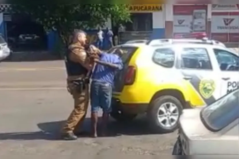 Ladrão é contido por populares após tentar furtar moto em Apucarana