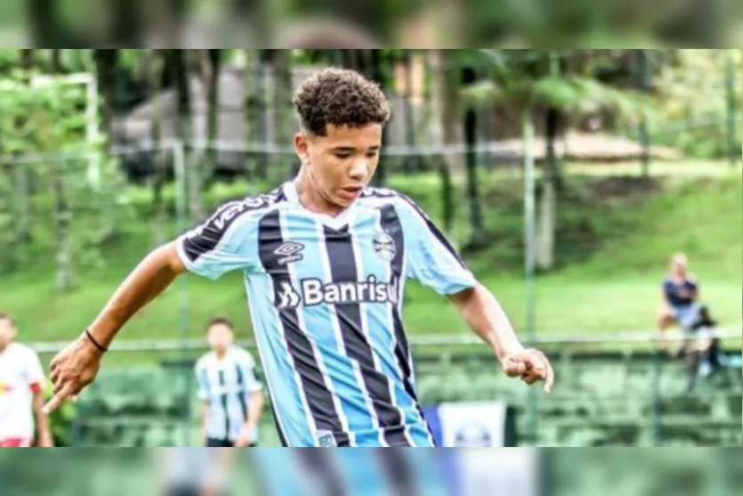  Mateus Apucarana foi destaque em competição sub-14 pelo Grêmio 