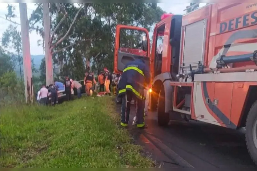  O acidente foi entre Cândido de Abreu e Reserva próximo a Serra da Mesa 