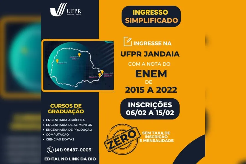  Os interessados devem atentar para o prazo de inscriçõe 