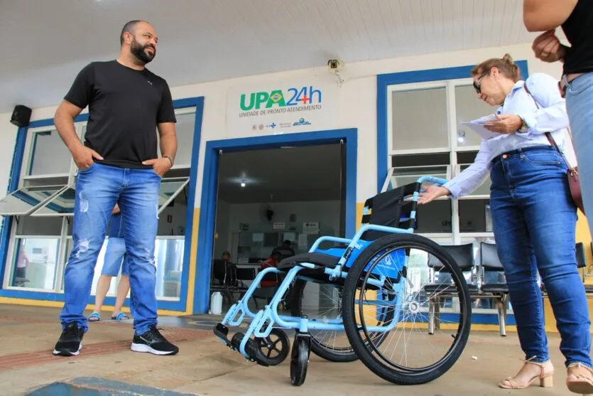 UPA 24 Horas recebe doação de cadeiras de rodas através do Rotary Club