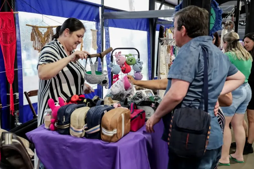  A Feira de Artesanato ficou a cargo das Mulheres Solidárias 