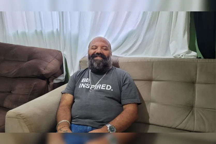  Alexandro Aparecido dos Santos, 50 anos, incentiva a doação de órgãos 