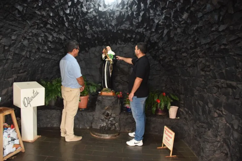 Lunardelli divulga chegada da relíquia e a Festa de Santa Rita