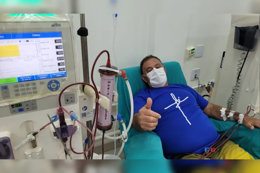  Mario foi diagnosticado com insuficiência renal crônica em 2016 e passou por um ciclo de cinco anos de hemodiálise 