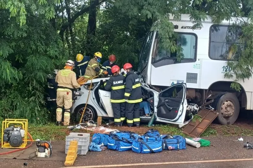 Motorista fica em estado grave após acidente na PR-323