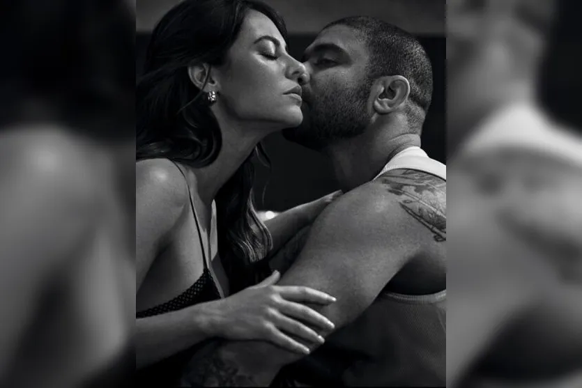 Paolla Oliveira posta foto sensual Diogo Nogueira e agita internet