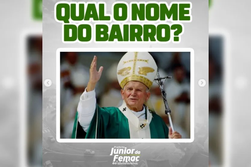 Qual o nome do bairro? Prefeito de Apucarana lança brincadeira