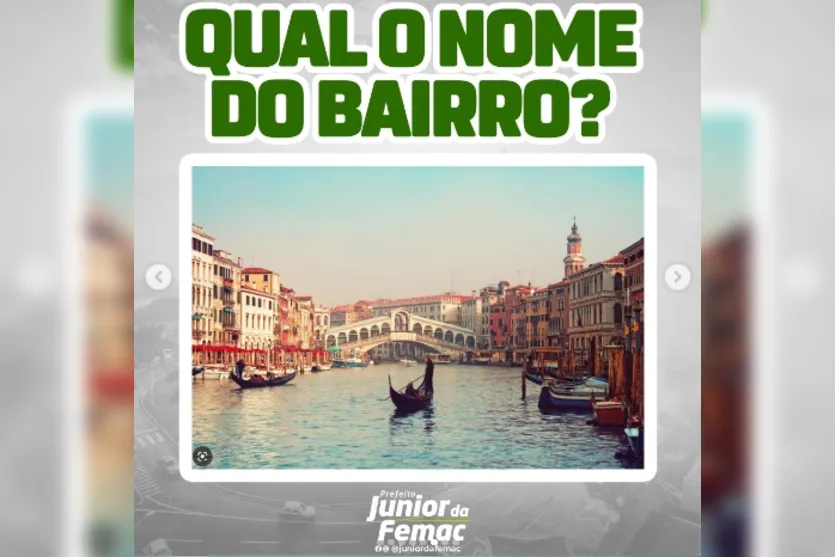 Qual o nome do bairro? Prefeito de Apucarana lança brincadeira