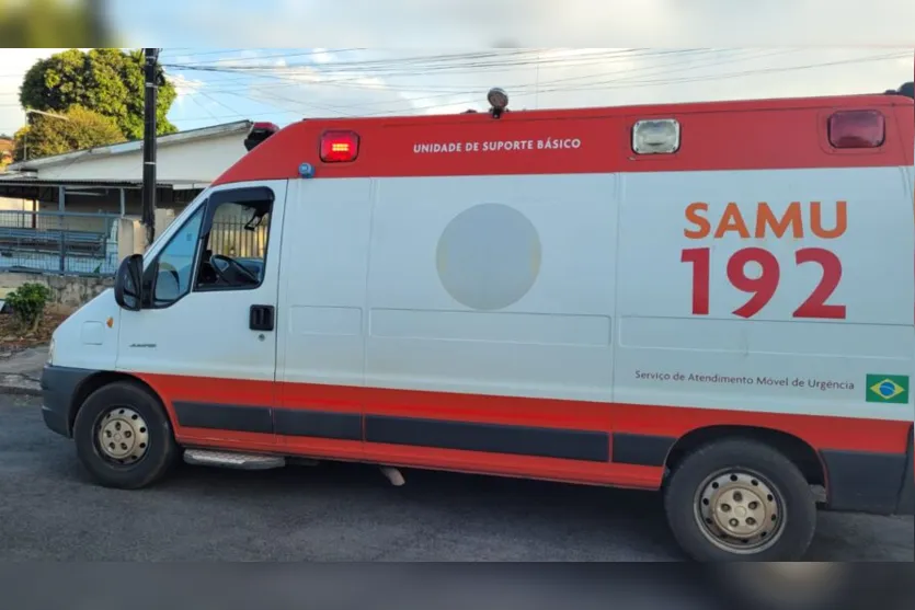  Samu realizou os primeiros socorros e encaminhou o idoso ao Hospital da Providência 