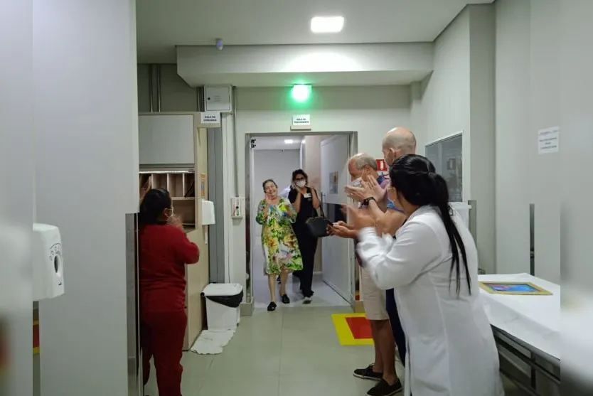  equipe do setor de radioterapia da Unidade de Tratamento do Câncer do Hospital da Providência 