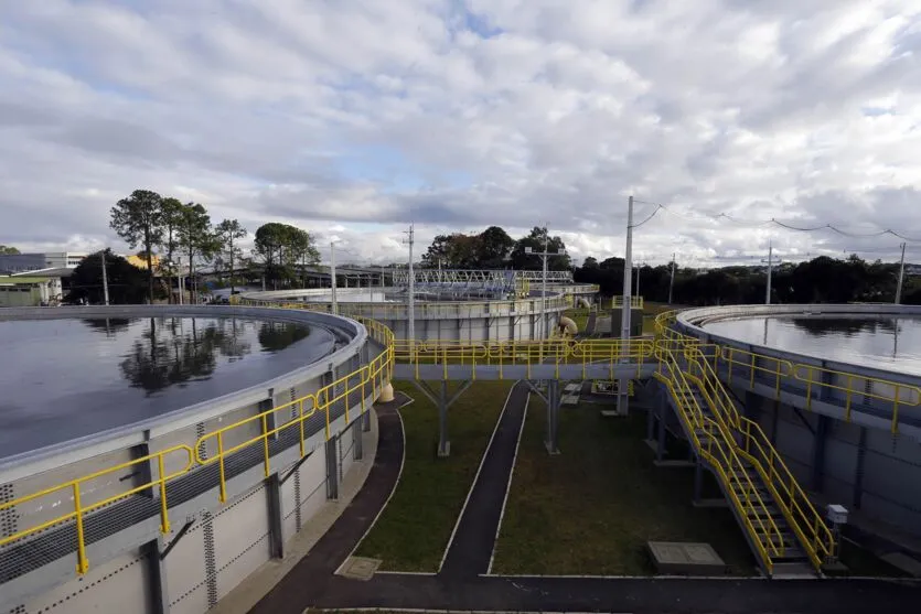  Estação de Tratamento de Esgoto Belém, em Curitiba. ETE é a maior da Sanepar no PR 