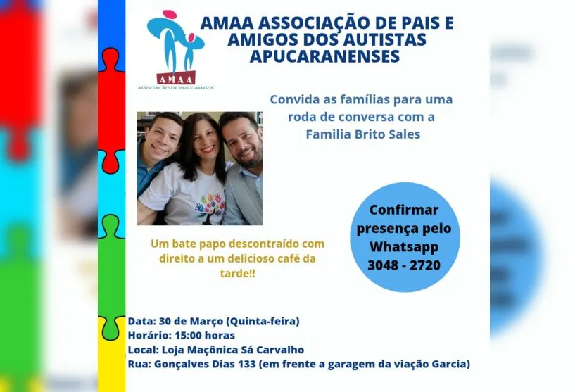  Família Brito Sales abre as atividades alusivas ao mês do autismo 