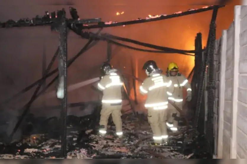  Incêndio foi na noite de terça-feira 