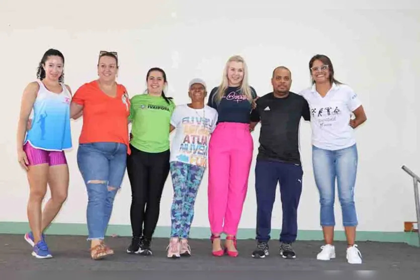  Vereadora Gertrudes Bernardy também esteve presente na abertura da retomada da Caminhada da Melhor Idade 