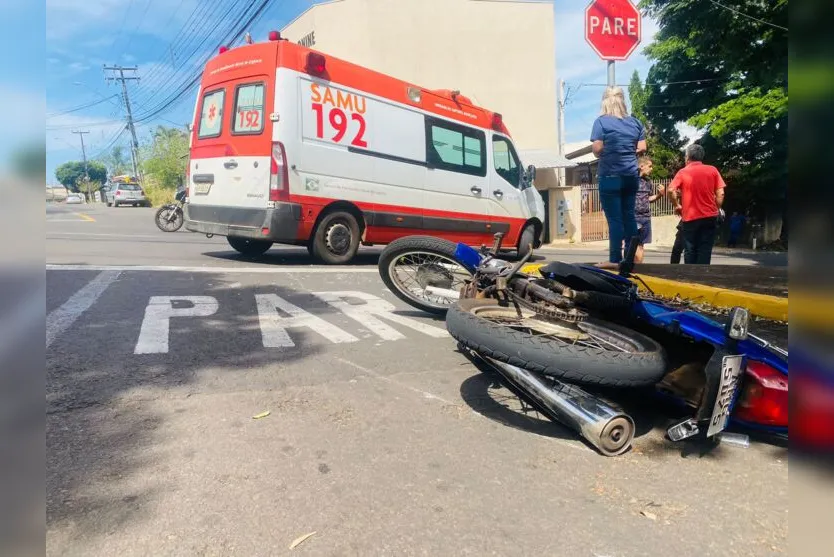  Vítima foi socorrida pelo Samu com ferimentos graves 