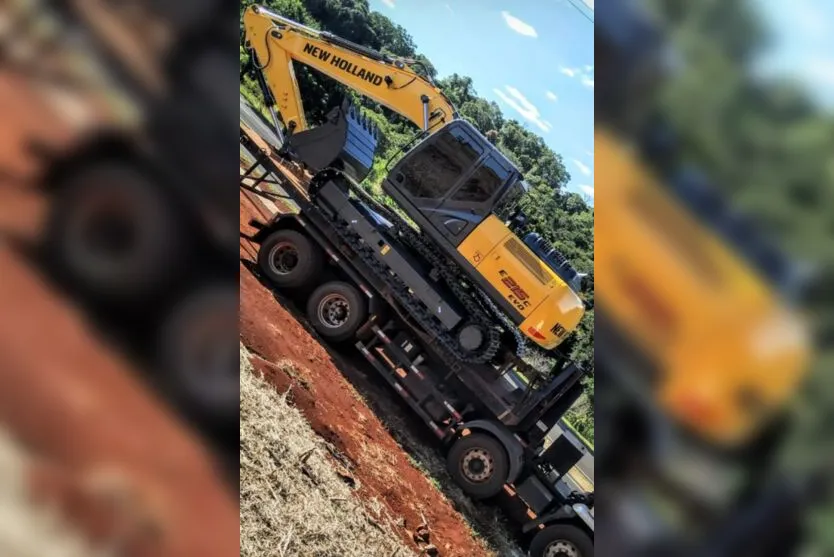  A máquina estava em um sítio na Caixa de São Pedro 