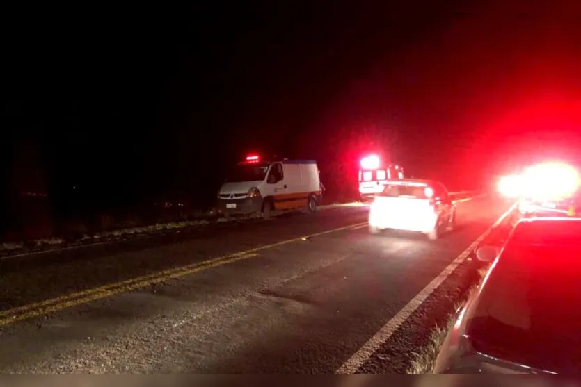  Acidente foi por volta 19h20, entre Faxinal e Mauá da Serra 