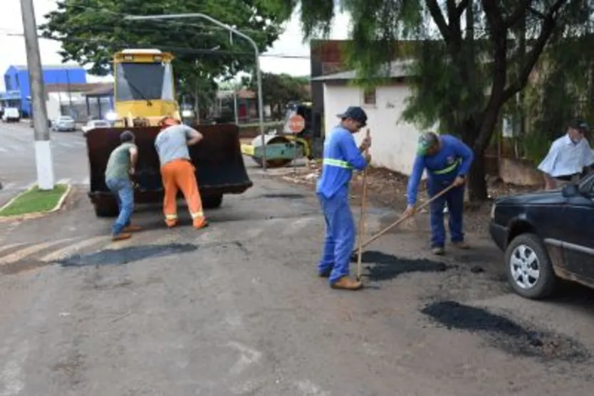  Durante os trabalhos, é feito o mapeamento das vias 