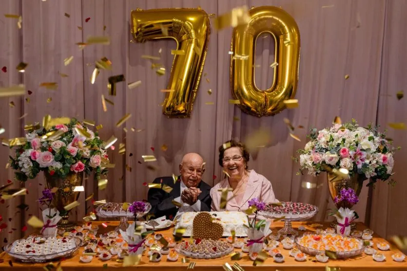  Ilda e Francisco celebraram 70 anos de casos 