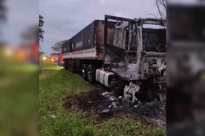  Incêndio foi na madrugada desta segunda-feira 