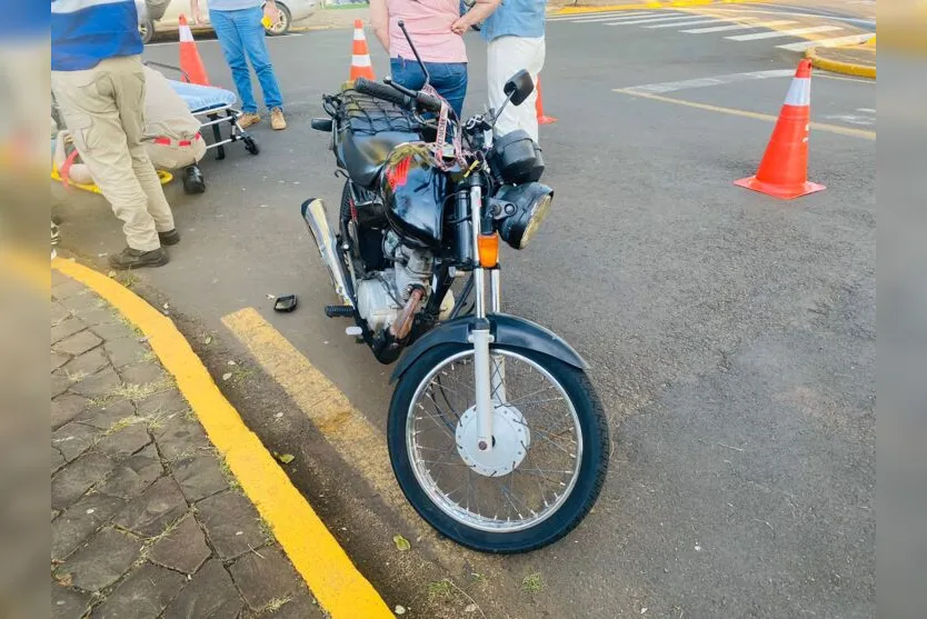  Motocicleta era conduzida por uma jovem de 20 anos 