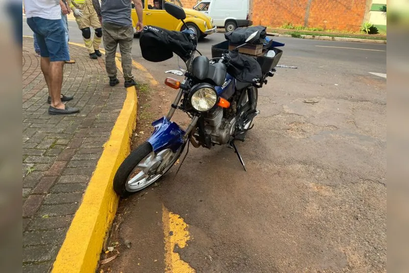  Motociclista foi levado para UPA 