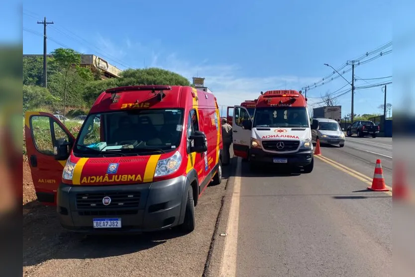  O homem foi levado para o Hospital da Providência 