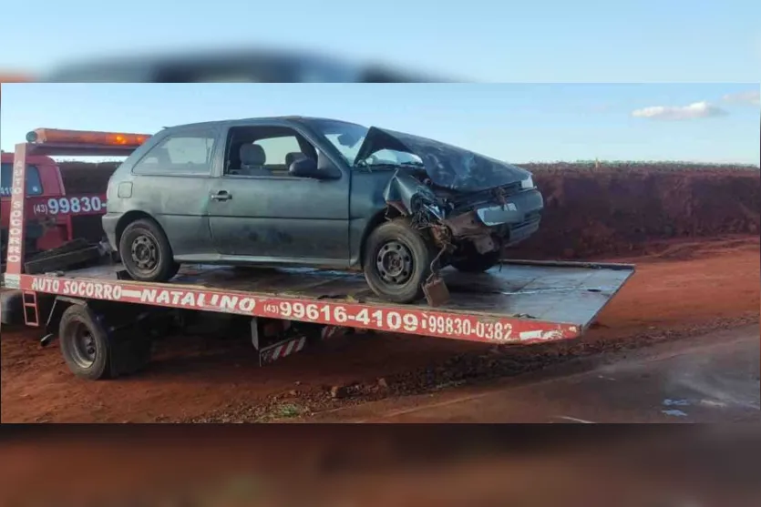  O motorista do Gol teve ferimentos e foi encaminha a UPA 