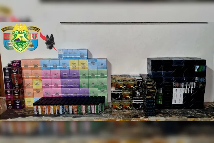 PRE apreende quase R$ 500 mil em 'vaper' e goma de mascar com maconha