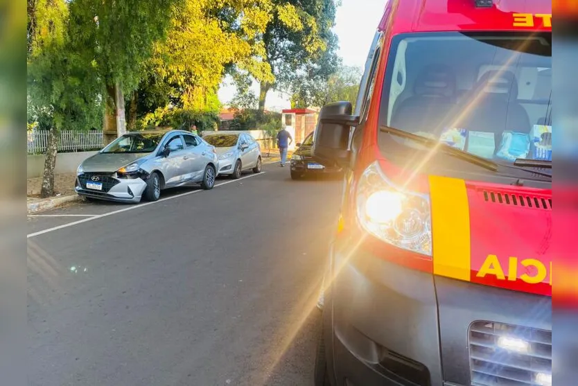  Siate atendeu a motociclista, que ficou ferida 