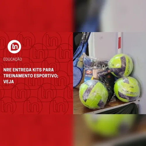NRE entrega Kits para treinamento esportivo; veja