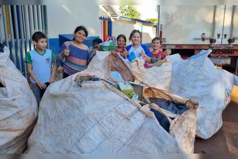  Caravana da Reciclagem envolveu 2.691 alunos  das escolas e CMEIs do município. 