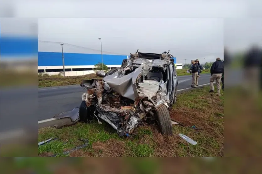 Idoso de 73 anos fica gravemente ferido em acidente em Ponta Grossa