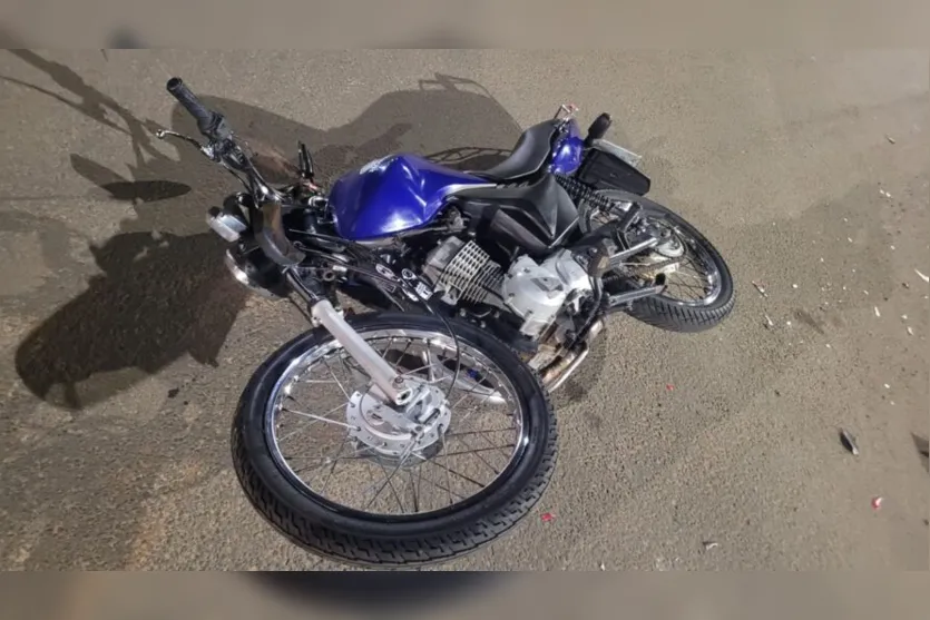  Motocicleta era conduzida por jovem de 23 anos 