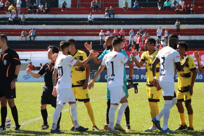  O jogo aconteceu no Estádio Olímpio Barreto. 