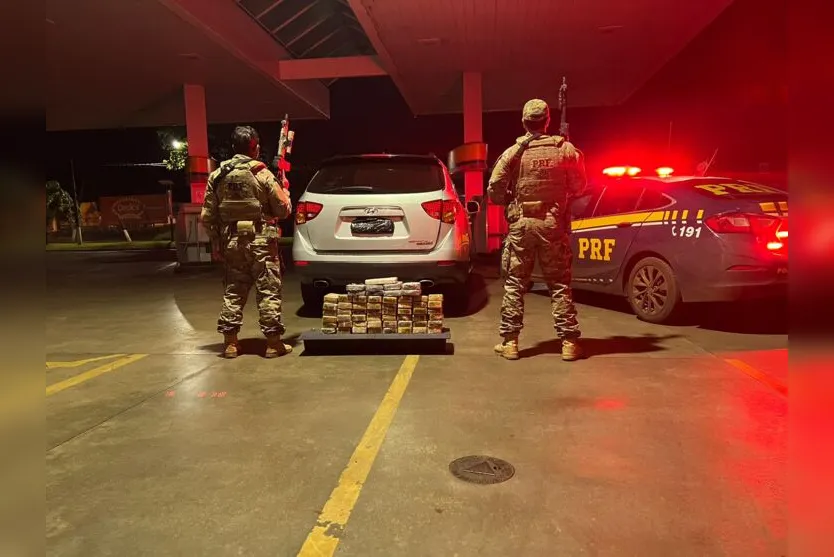 PRF apreende mais de uma tonelada de drogas na região nesta terça