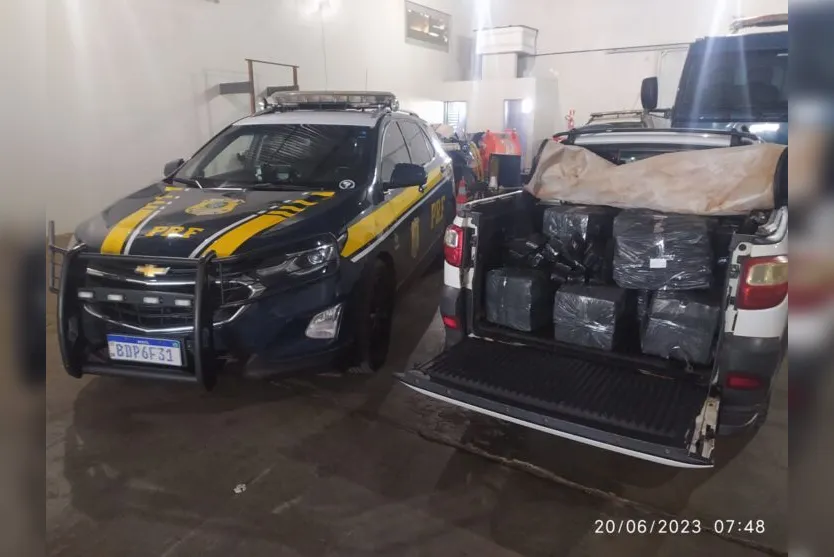 PRF apreende mais de uma tonelada de drogas na região nesta terça