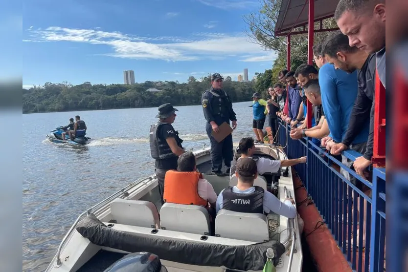 Policiais civis participam de curso ministrado pela Marinha no Jaboti