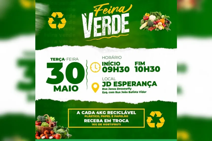  Programa Feira Verde da Prefeitura Municipal 