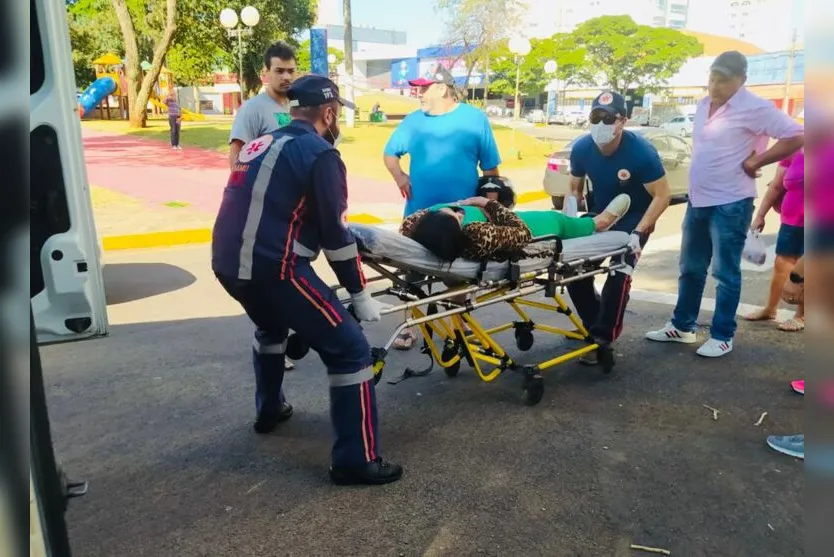  Samu atendeu idosa em Apucarana nesta segunda-feira 