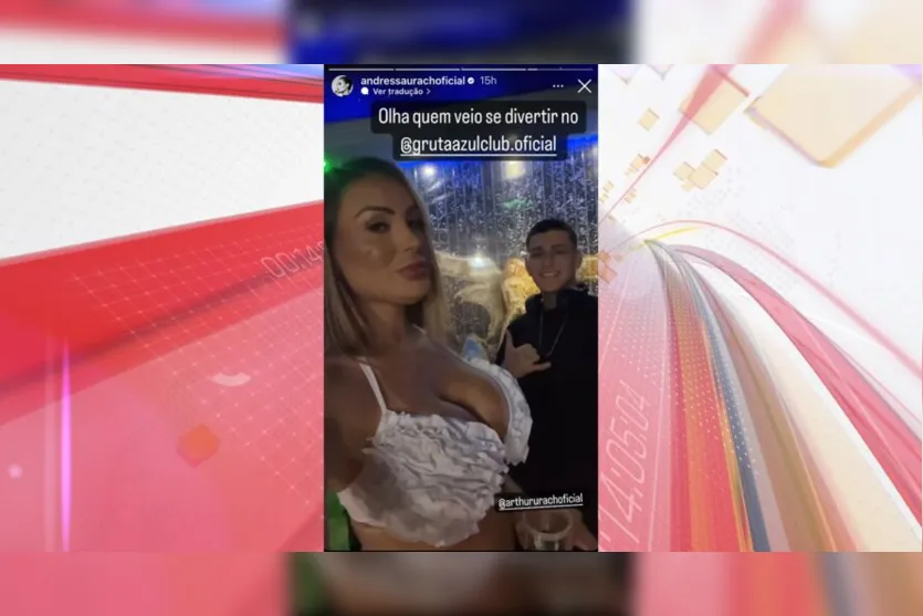  A ex-modelo publicou uma foto nas redes sociais 