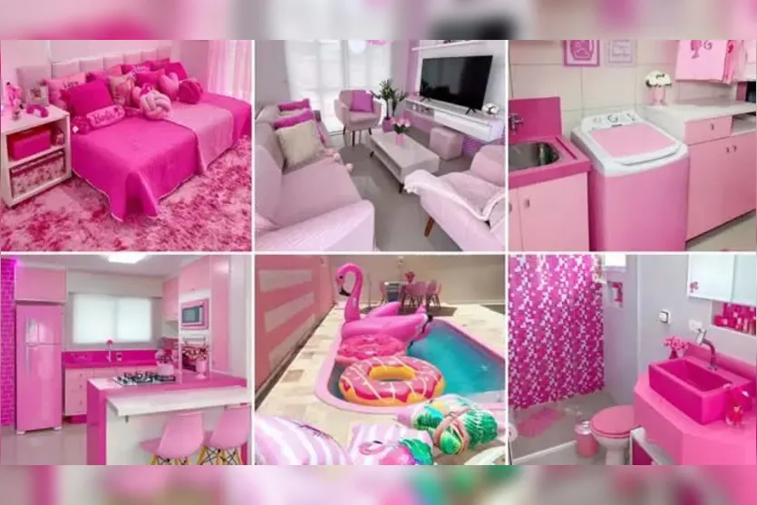  A influencer gastou mais de R$ 500 mil para deixar a casa cor de rosa 