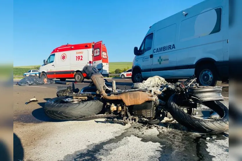  Acidente ocorreu no trevo de acesso a Cambira 