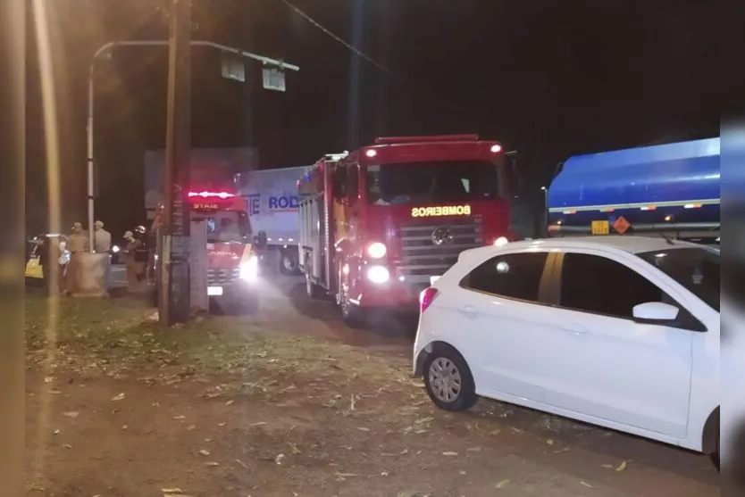  Corpo de Bombeiros foi ao local 