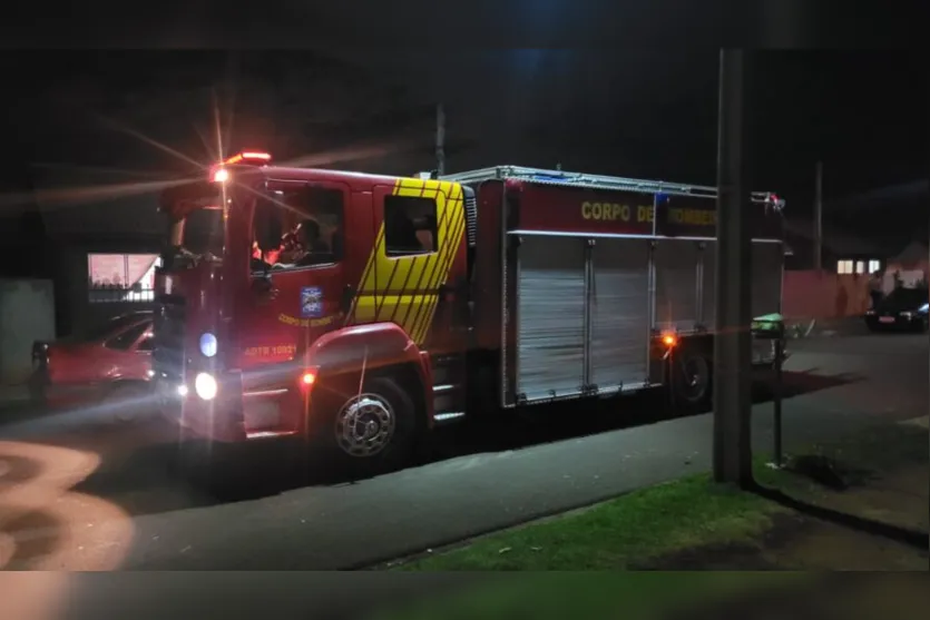  Corpo de Bombeiros foi ao princípio de incêndio 