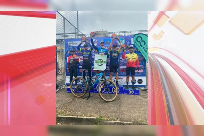  Nove ciclistas araponguenses subiram no pódio na Copa Norte de MTB 